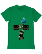 Tricou ADLER barbat Breaking Mario Verde mediu