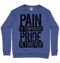 Bluza ADLER barbat Pain and pride Albastru melanj