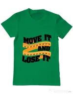 Tricou ADLER barbat Move it and lose it Verde mediu