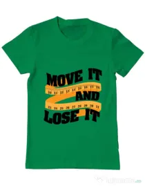 Tricou ADLER barbat Move it and lose it Verde mediu
