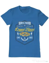 Tricou ADLER barbat Drumul taberei Albastru azuriu