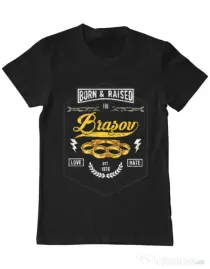 Tricou ADLER barbat Brasov Negru