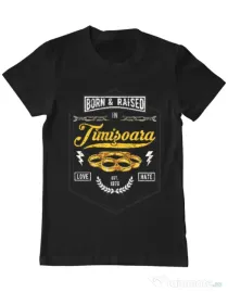 Tricou ADLER barbat Timisoara Negru