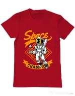 Tricou ADLER barbat Space champion Rosu