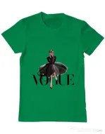 Tricou ADLER barbat Little black tutu Verde mediu