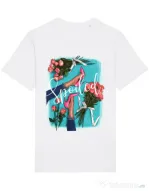 Tricou STANLEY STELLA barbat High Heels and roses Alb