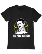 Tricou ADLER barbat Nu fura curent Negru