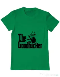 Tricou ADLER barbat The goodfucker Verde mediu