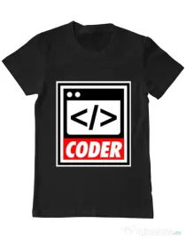 Tricou ADLER barbat Coder Negru