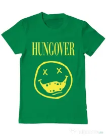 Tricou ADLER barbat Hungover Verde mediu