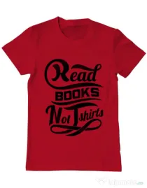Tricou ADLER barbat Read books Rosu