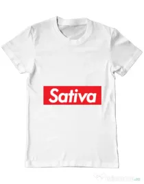 Tricou ADLER barbat Sativa Alb