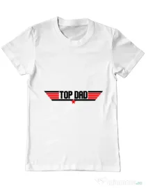 Tricou ADLER barbat Top dad Alb