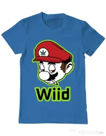 Tricou ADLER barbat Wiid Albastru azuriu