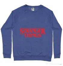 Bluza ADLER barbat Stranger things Albastru melanj