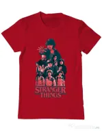 Tricou ADLER barbat Stranger team Rosu