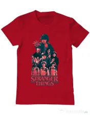 Tricou ADLER barbat Stranger team Rosu 