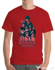 Tricou ADLER barbat Stranger team Rosu 