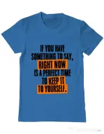 Tricou ADLER barbat Keep it to yourself Albastru azuriu