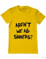 Tricou ADLER barbat Sinners Galben
