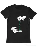 Tricou ADLER barbat Magic sparkles Negru