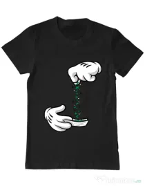 Tricou ADLER barbat Magic sparkles Negru