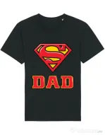 Tricou STANLEY STELLA barbat Super Dad Negru