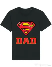 Tricou STANLEY STELLA barbat Super Dad Negru