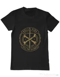 Tricou ADLER barbat Cross Bones Negru