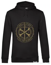 Hoodie barbat cu gluga Cross Bones Negru