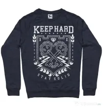 Bluza ADLER barbat Keep Hard Denim inchis
