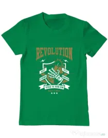 Tricou ADLER barbat Revolution Verde mediu