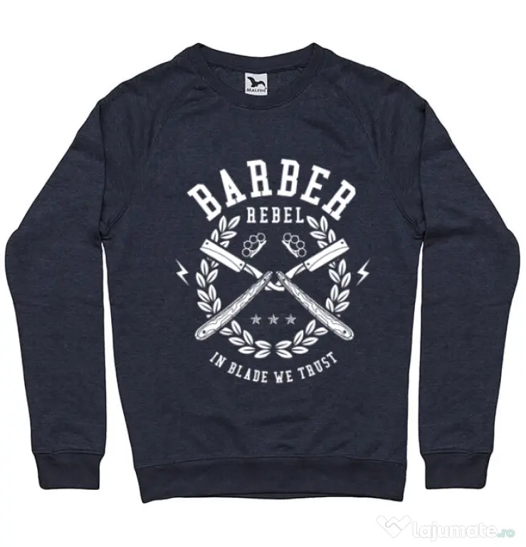 Bluza ADLER barbat Barber Rebel Denim inchis