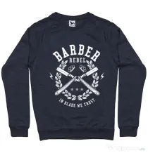 Bluza ADLER barbat Barber Rebel Denim inchis
