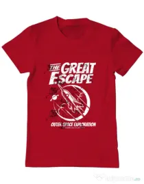 Tricou ADLER barbat The Great Escape Rosu