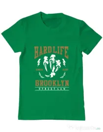Tricou ADLER barbat Hard Life Verde mediu