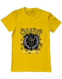 Tricou ADLER barbat Grenade Galben