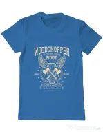 Tricou ADLER barbat Woodchopper Albastru azuriu