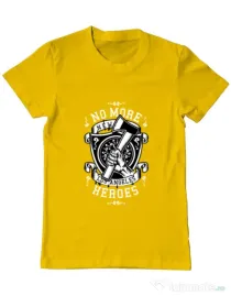 Tricou ADLER barbat No More Heroes Galben