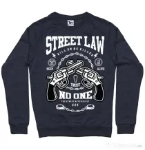 Bluza ADLER barbat Street Law Denim inchis