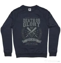 Bluza ADLER barbat Death or Glory Denim inchis