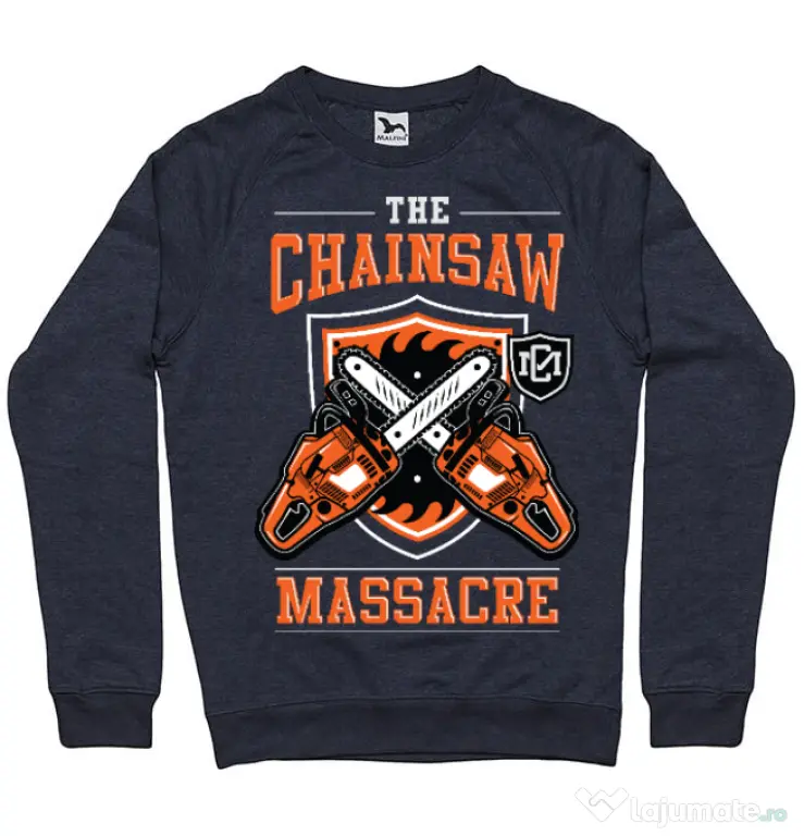 Bluza ADLER barbat The Chainsaw Massacre Denim inchis