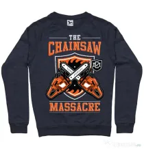 Bluza ADLER barbat The Chainsaw Massacre Denim inchis