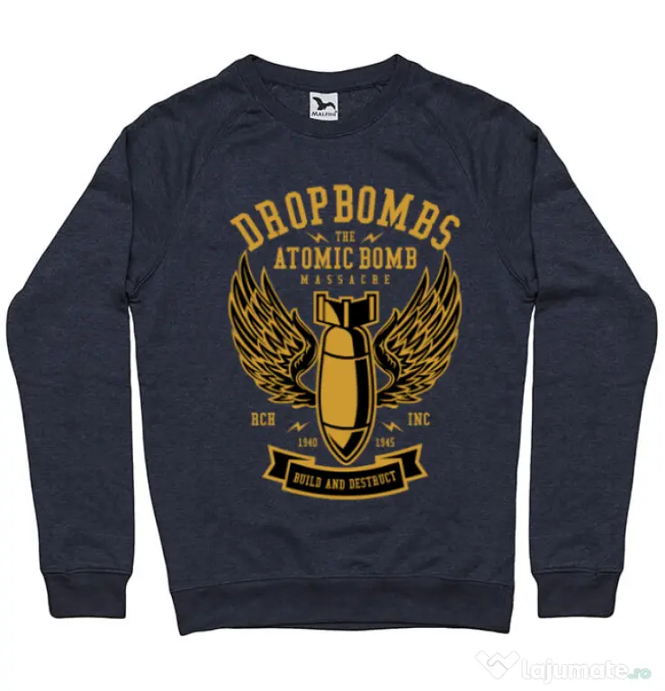 Bluza ADLER barbat Dropbombs Denim inchis