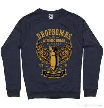 Bluza ADLER barbat Dropbombs Denim inchis