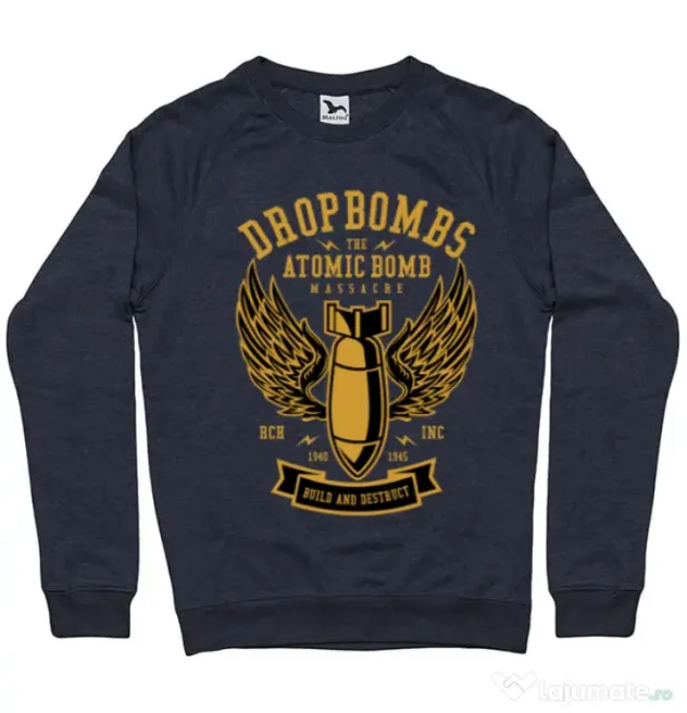 Bluza ADLER barbat Dropbombs Denim inchis
