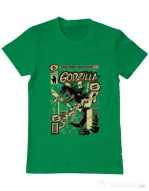 Tricou ADLER barbat Godzilla Verde mediu