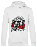 Hoodie barbat cu gluga Dead Trooper Alb