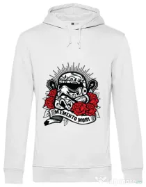 Hoodie barbat cu gluga Dead Trooper Alb