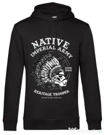 Hoodie barbat cu gluga Native Trooper Negru